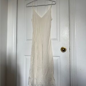 Wilfred Cream Midi Under Slip Dress